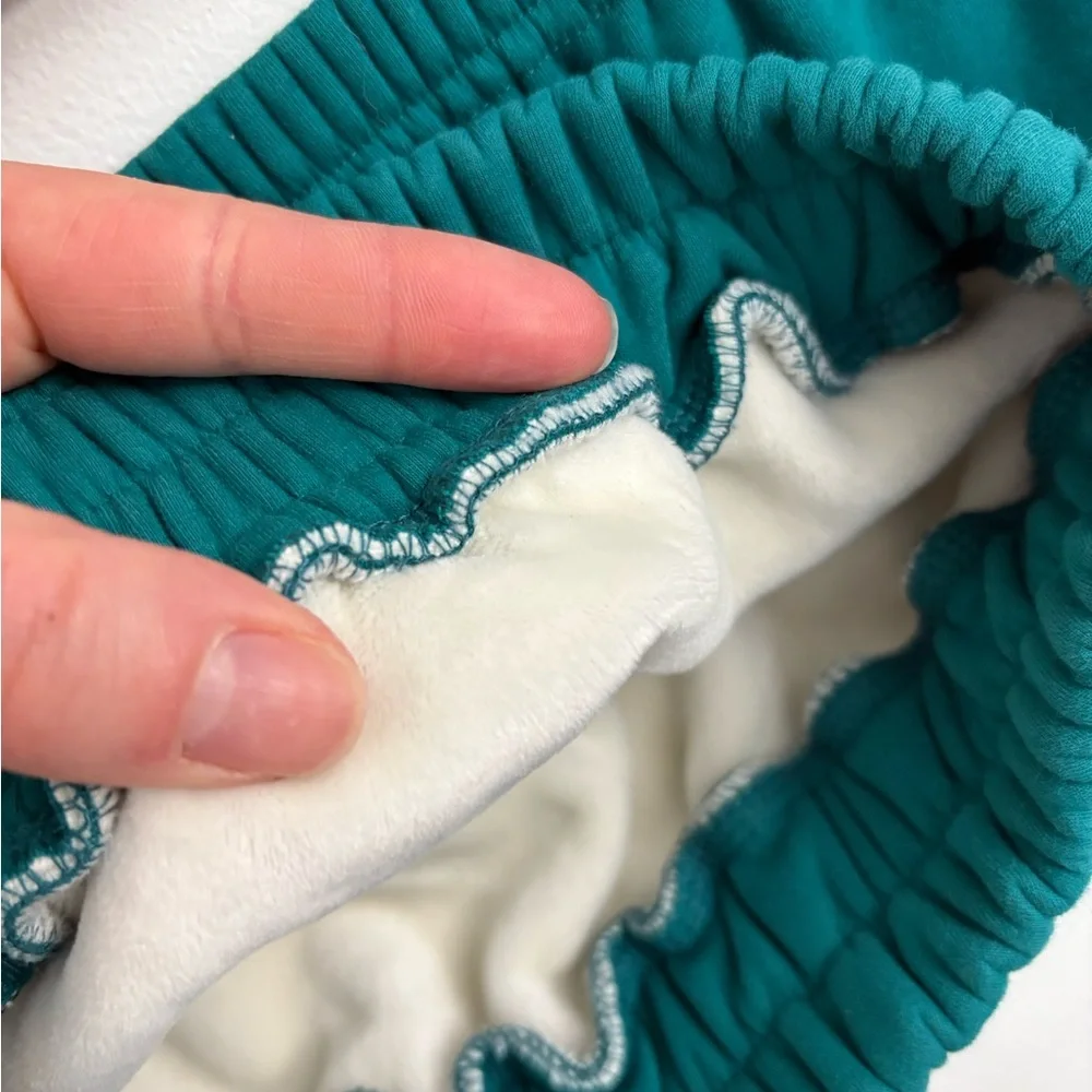 HOAKA Teal Strapless Crop Top xsmall - Picture 4 of 7